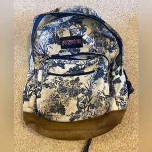 Blue Floral Backpack